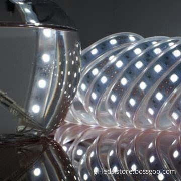 LED Ribbon with White or Copper PCB and 12 or 24V DC Input Voltage